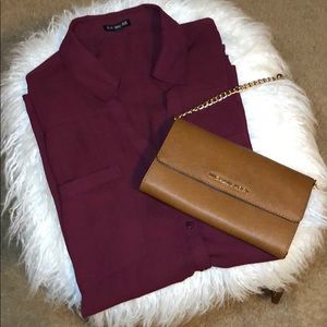 Express Button-down Blouse